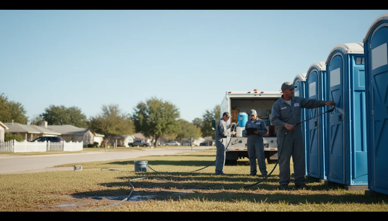 Long-Term Portable Toilet Rental in Port Bolivar, TX near me